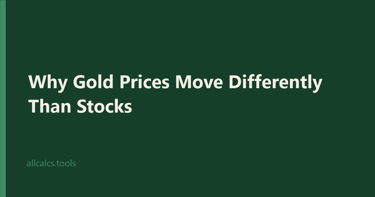 Gold Prices vs Stocks: Essential 2026 Guide for Investors